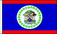 Belize Table Flags